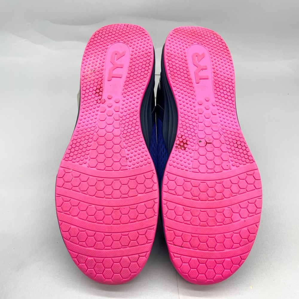 TYR CXT-1 Trainer Mens 10.5 Blue Pink Athletic Gym Shoes Sneakers CrossFit HIIT - Picture 10 of 11